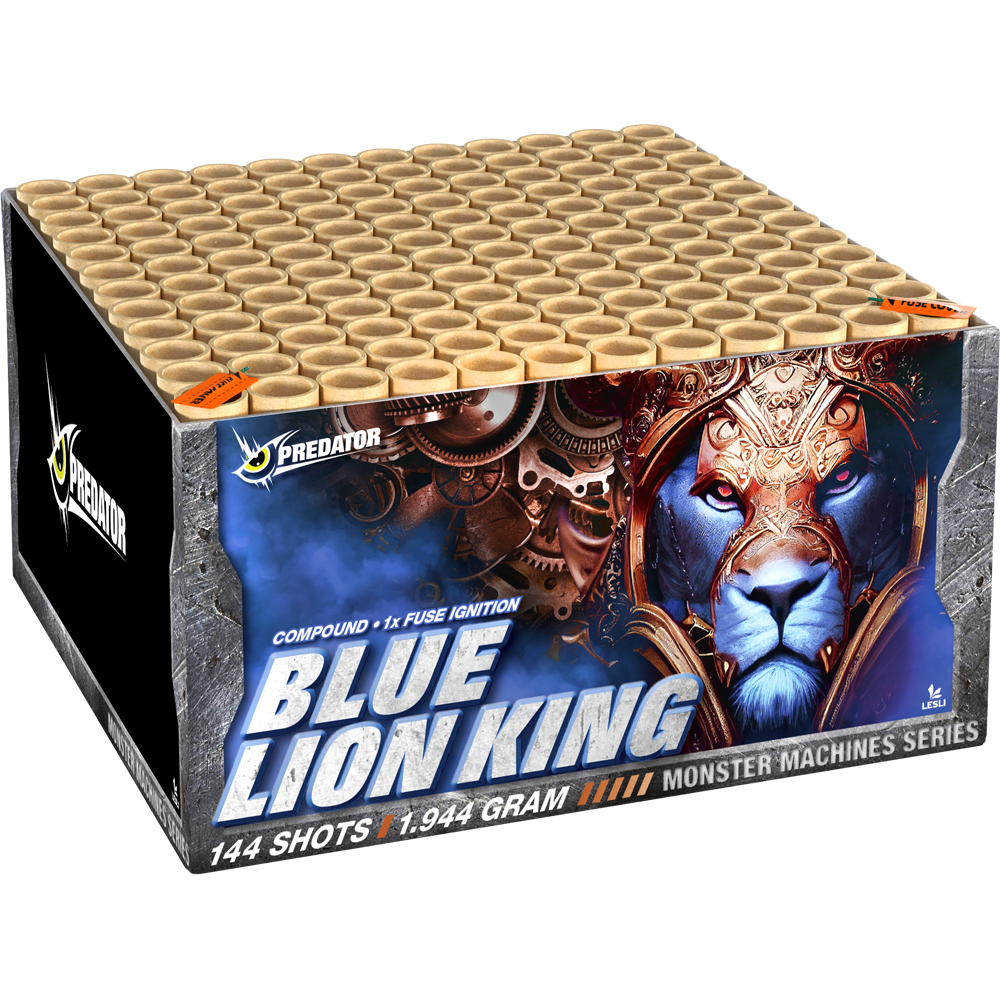 Blue Lion King  von Lesli