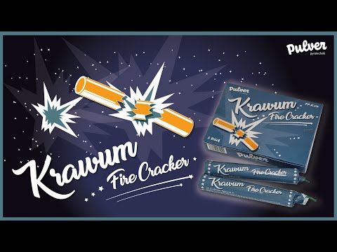 Krawum von Pulver pyrotechnik