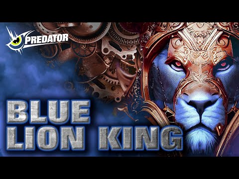 Blue Lion King  von Lesli